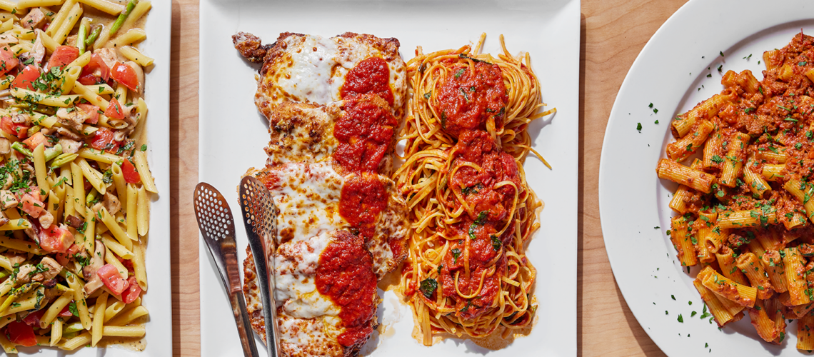 Avvio assorted dishes
